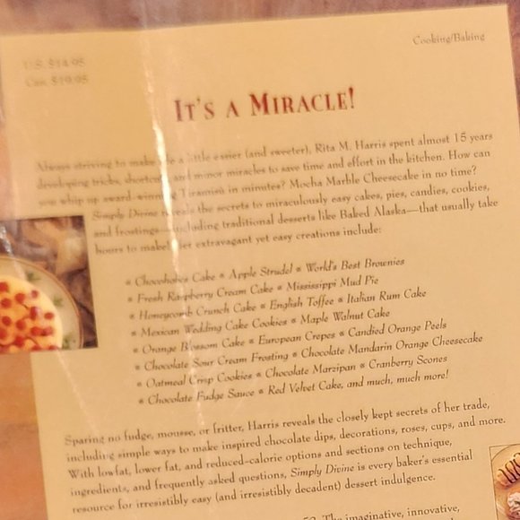 Simply Divine 200 Inspired And Efforless Desserts By Rita M. Harris - Picture 6 of 7